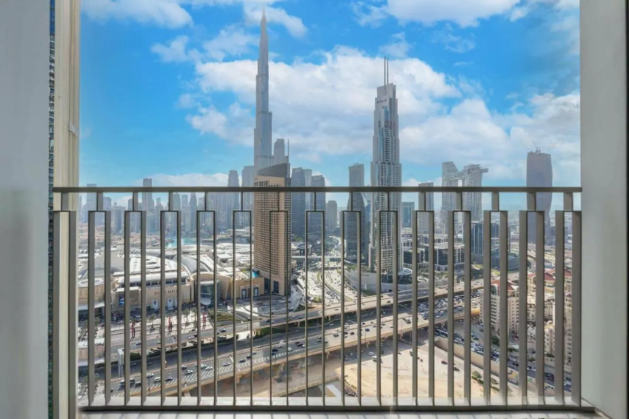 아파트 Burj Khalifa Lifestyle Boost! Fabulous 4Bed Open View Corner Suite Plus Dubai Mall Access